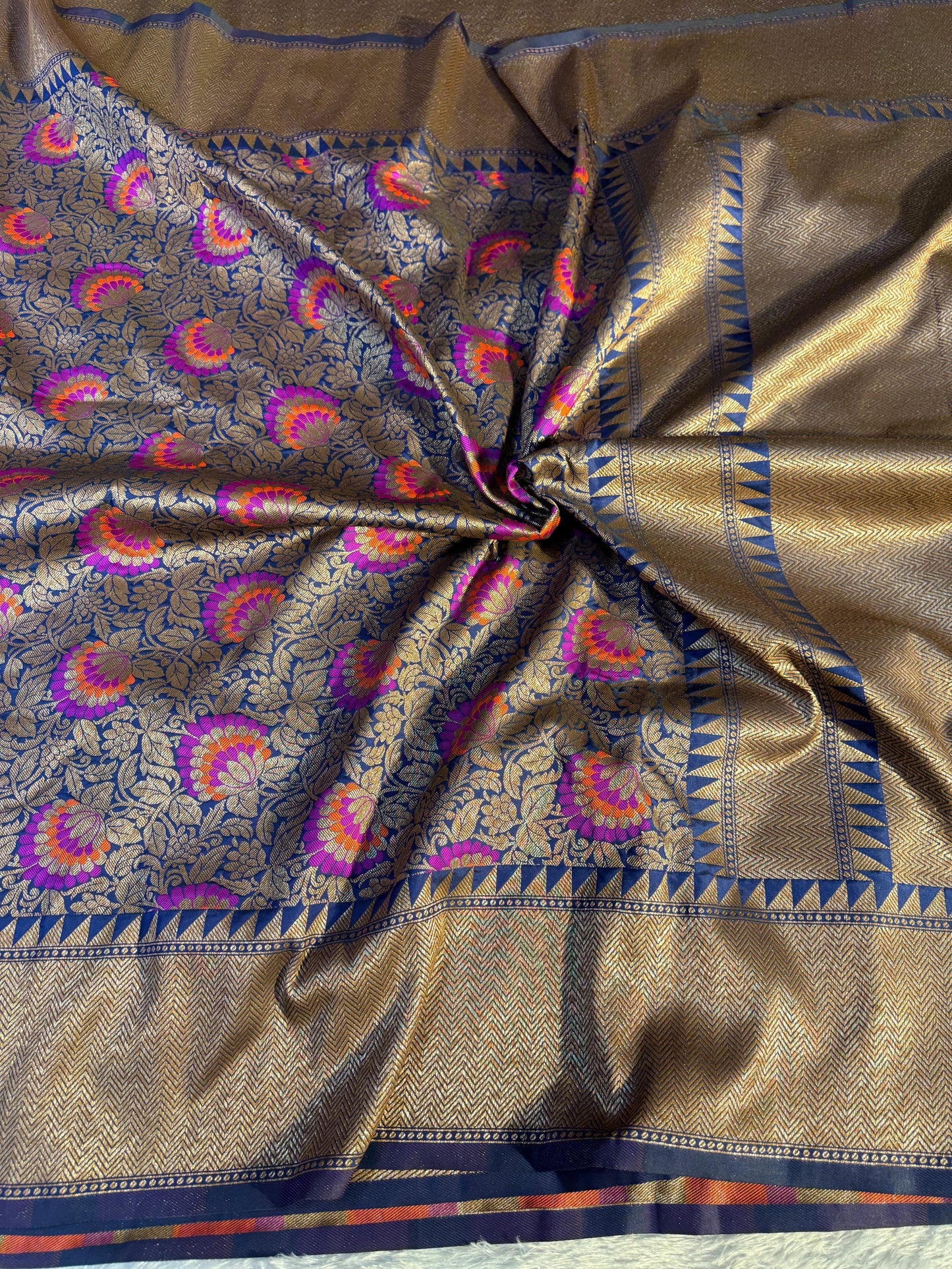 Banarasi brocade katan silk saree BK101