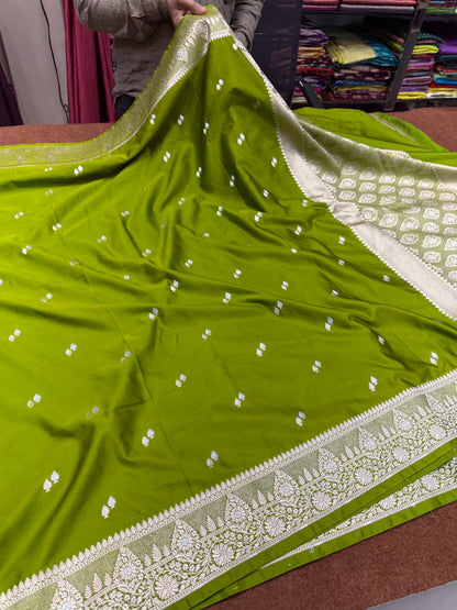 Banarasi Mashru katan silk saree MK153