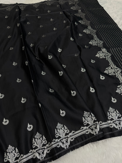 Banarasi mashru katan silk saree MK140
