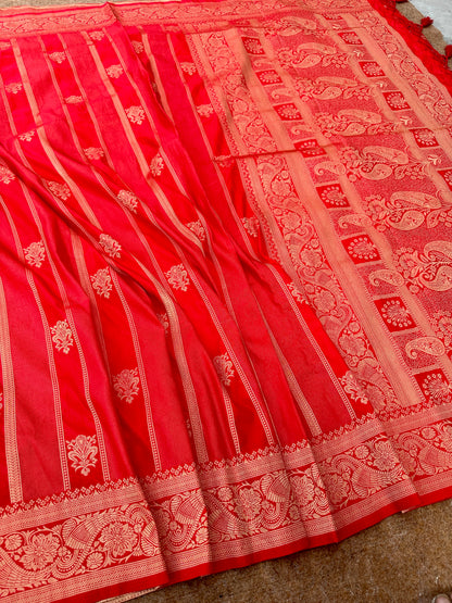 Banarasi crep silk saree.                   CR108