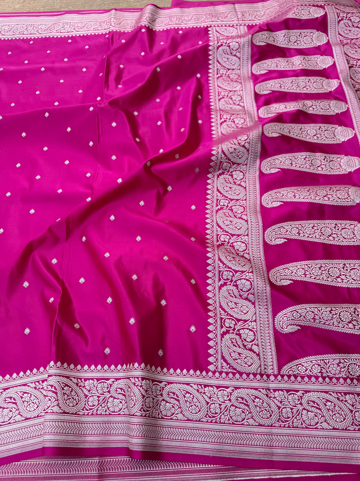 Banarasi mashru katan silk saree     MK107