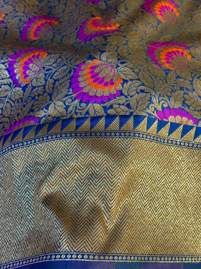 Banarasi brocade katan silk saree BK101