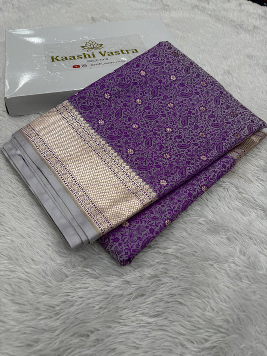 Premium Banarasi Mashru tanchui jaal Disign MK181