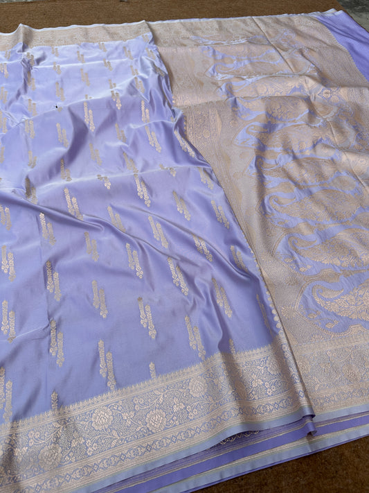 Banarasi mashru katan silk saree.   Mk116