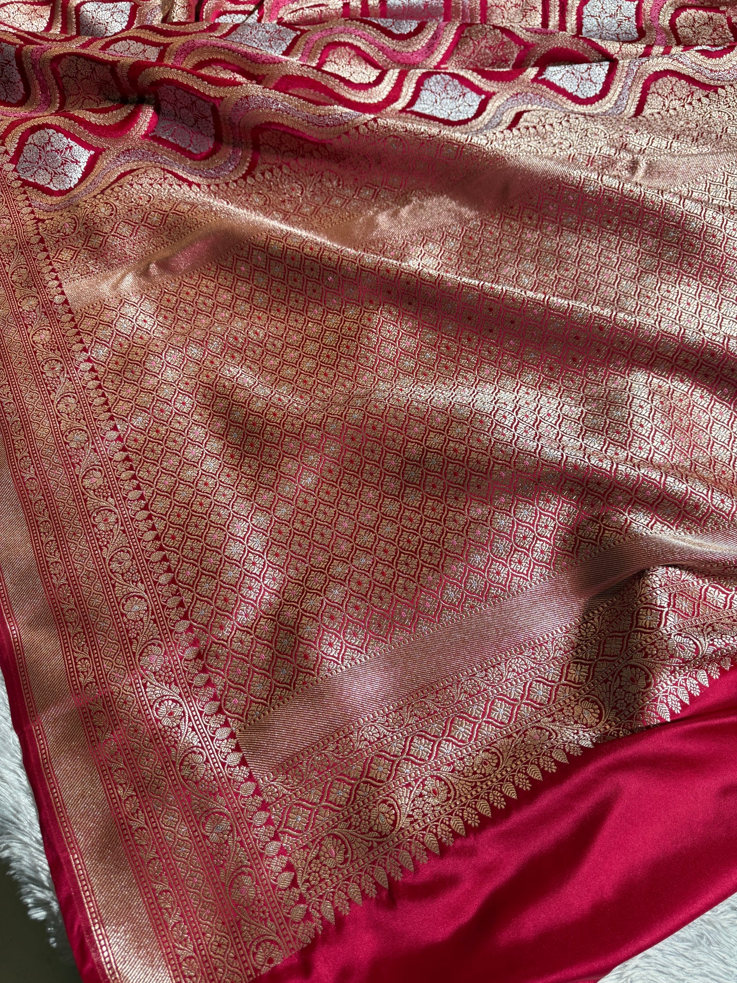 Premium Banarasi Mashru katan silk saree MK206