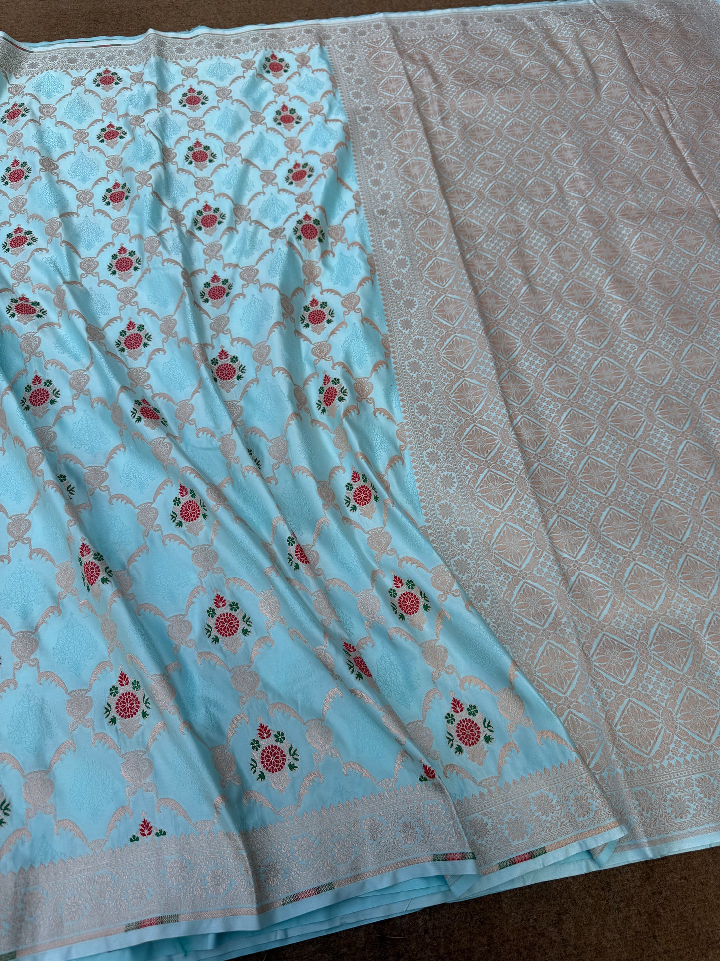 Mashru katan silk saree MK123