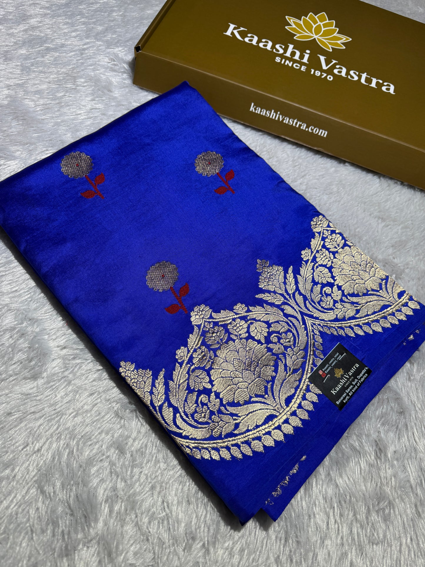 Pure handloom Banarasi katan silk saree