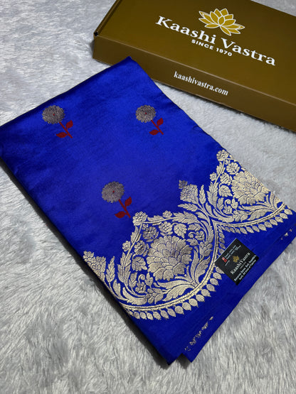 Pure handloom Banarasi katan silk saree