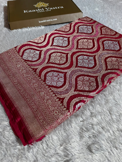 Premium Banarasi Mashru katan silk saree MK206