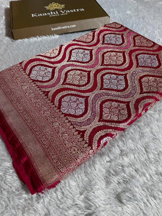Premium Banarasi Mashru katan silk saree MK206