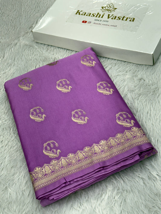 Premium Banarasi Mashru katan silk saree MK196