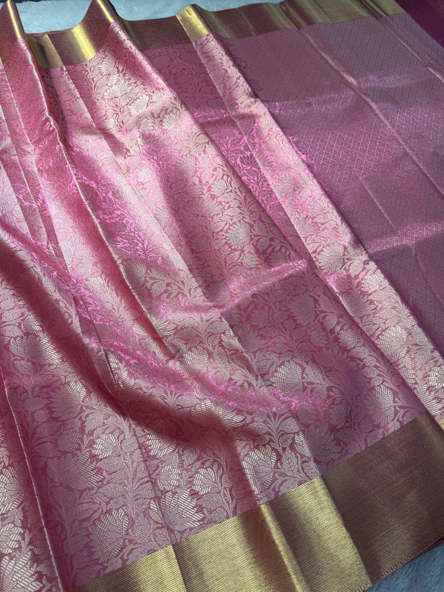 Nita Mam Inspired Kaniivaram tissue silk saree KT101