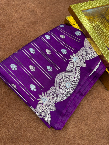 Banarasi katan georgette silk saree RM101