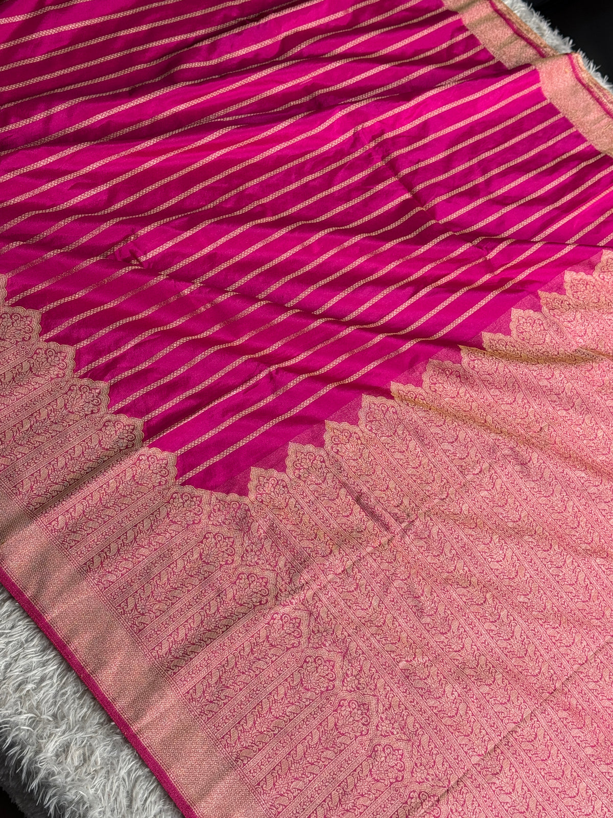 Banarasi crepe georgette silk saree CG101