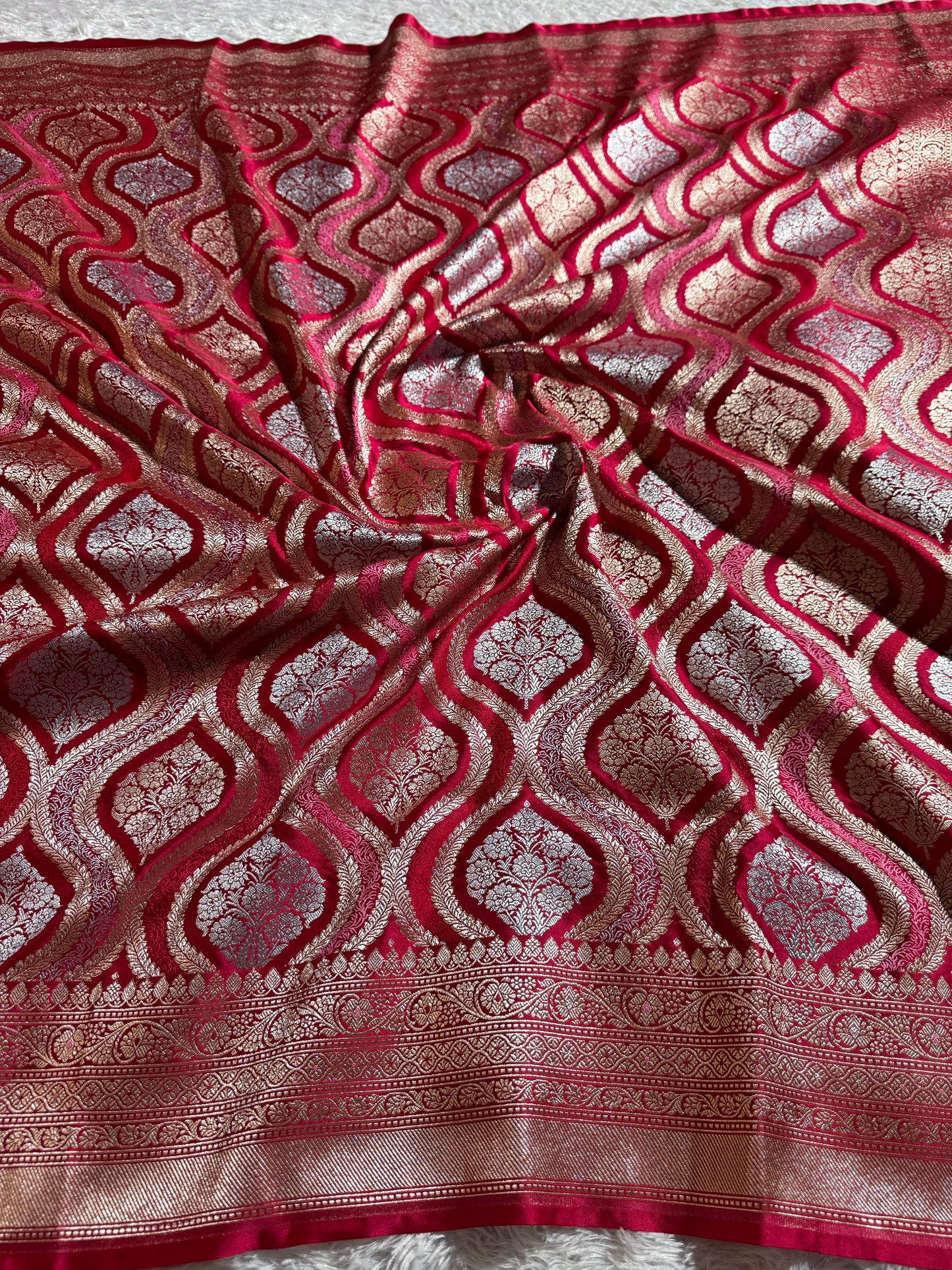 Premium Banarasi Mashru katan silk saree MK206