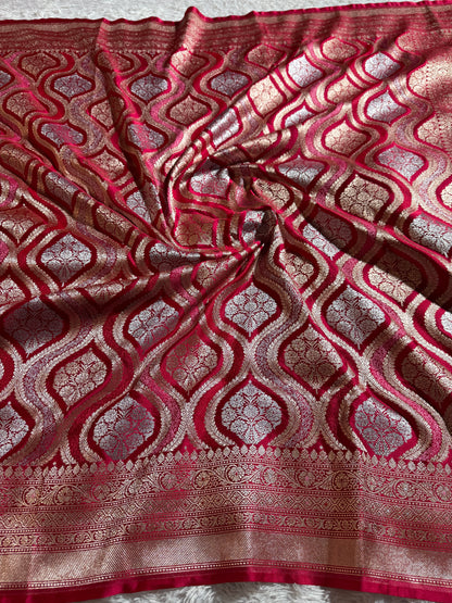 Premium Banarasi Mashru katan silk saree MK206