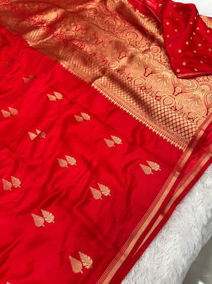 Premium Banarasi soft silk saree BS103
