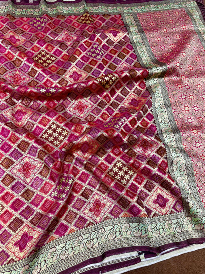 Banarasi pure georgette silk saree BG101