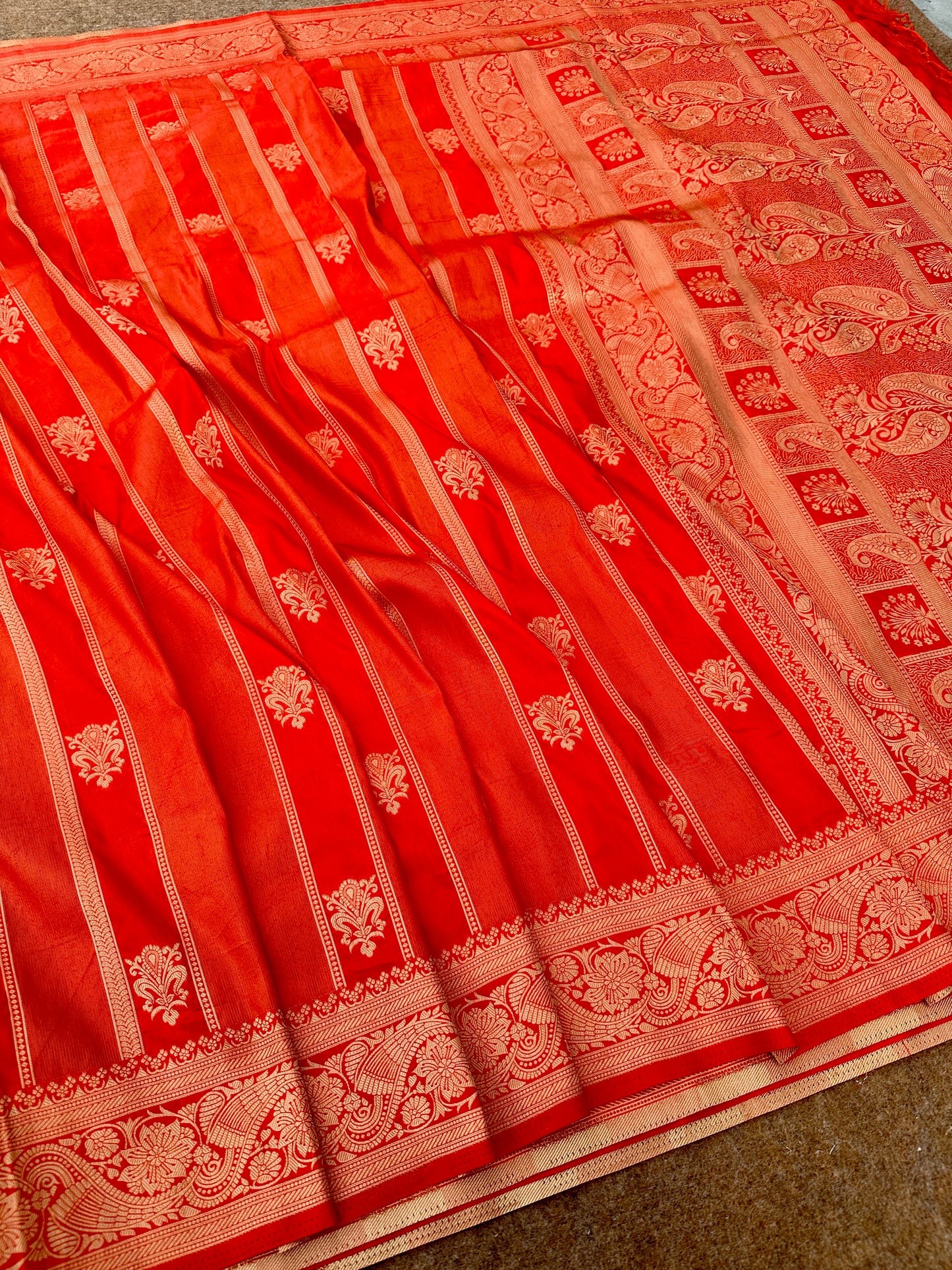 Banarasi crep silk saree.                   CR108