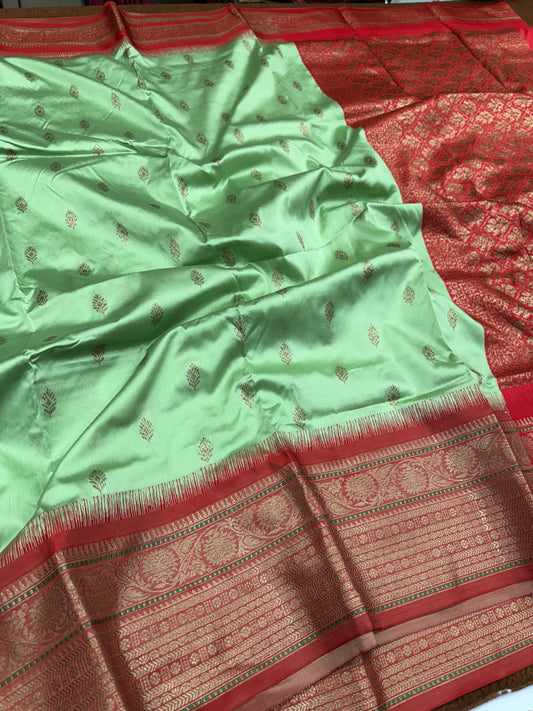 Banarasi semi katan silk saree