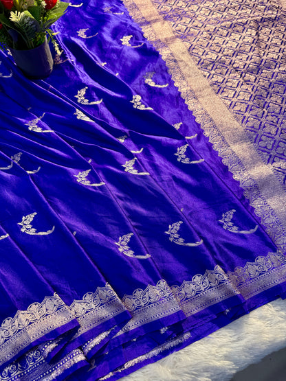 Banarasi Mashru satin silk saree MS117