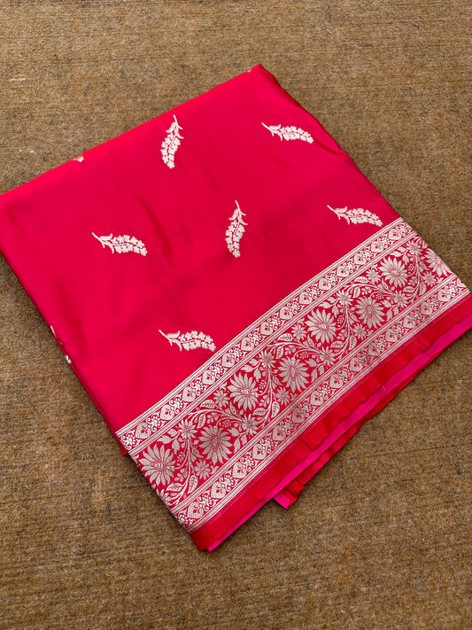 Banarasi mashru katan silk saree.   Mk113