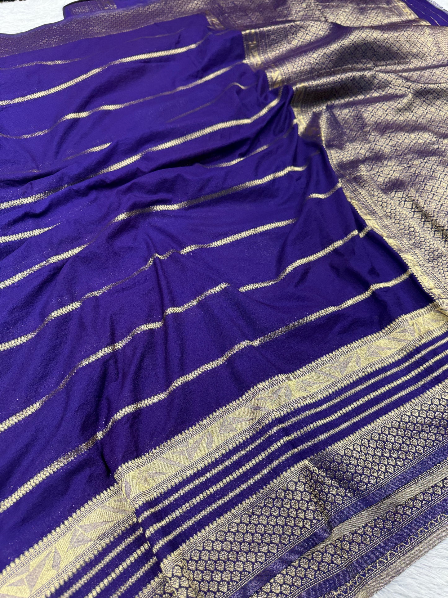 Banarasi soft georgette silk saree