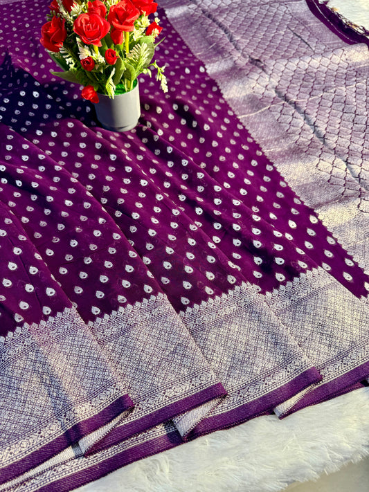 Banarasi pure viscos georgette VG101