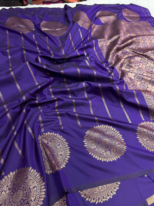 Banarasi semi katan silk saree