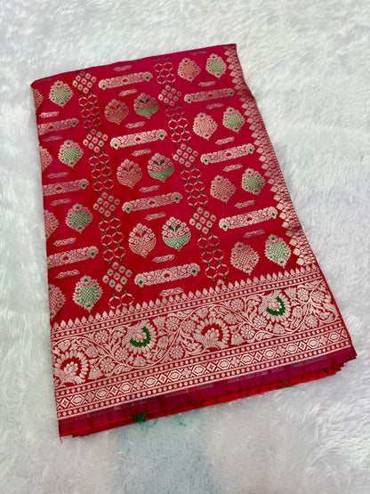 Banarasi Mashru katan silk saree MK150