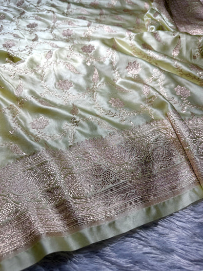 Premium Banarasi Mashru katan silk saree MK205
