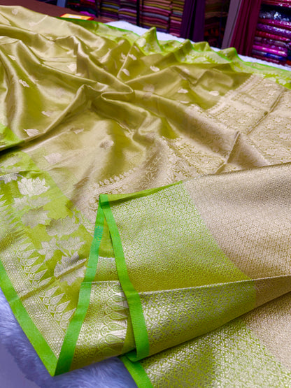 Premium Banarasi soft tissue silk saree TS110