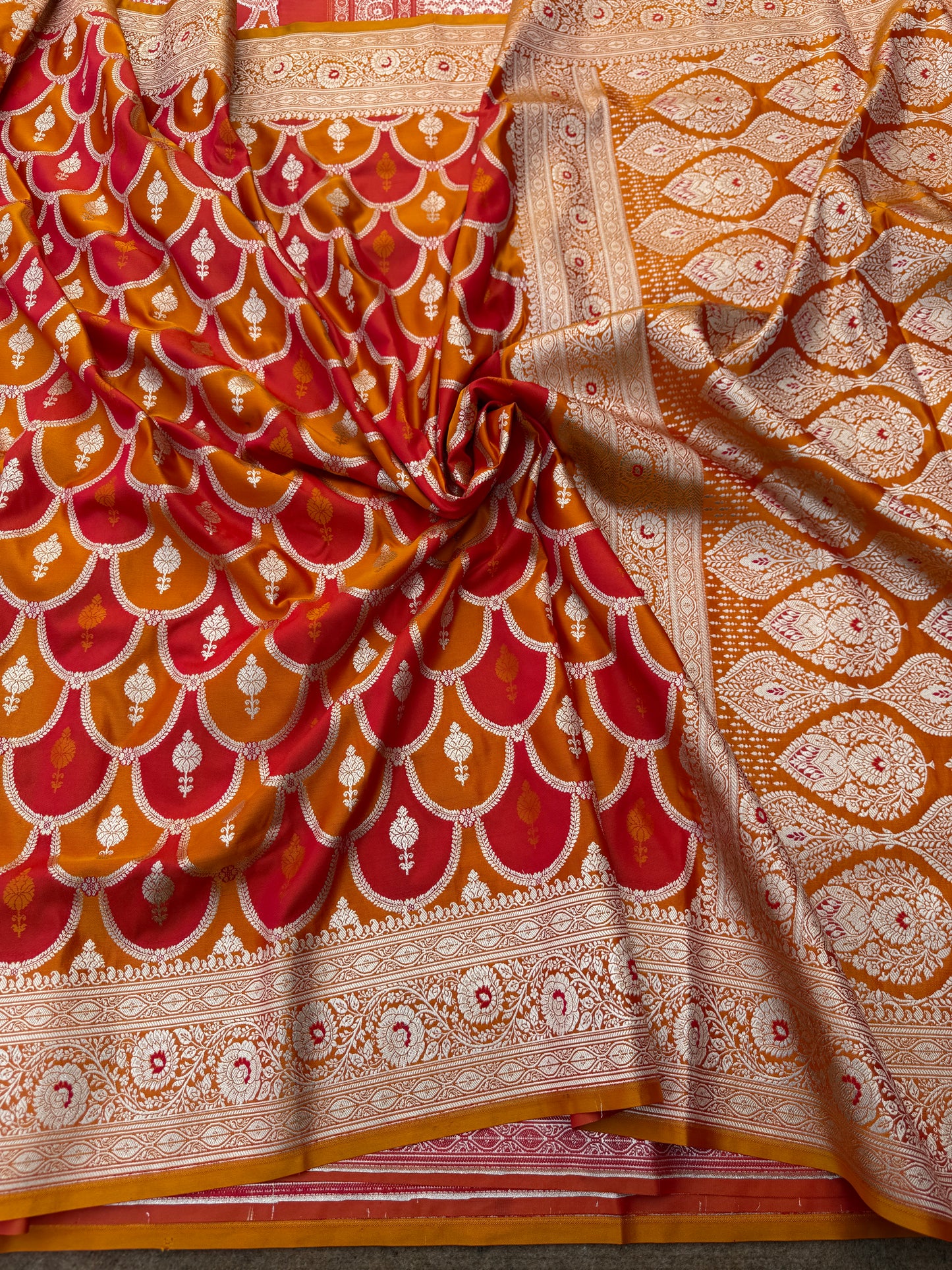 Banarasi mashru katan silk saree mk121