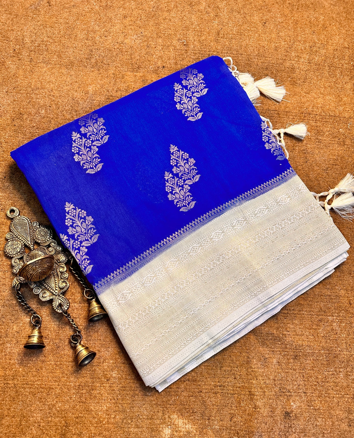 Crep georget Silk Banarasi saree cr101