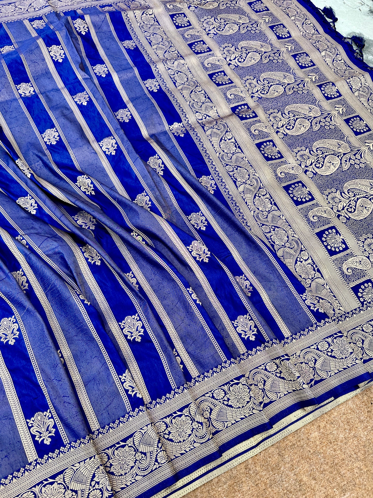 Banarasi crep silk saree.                   CR108