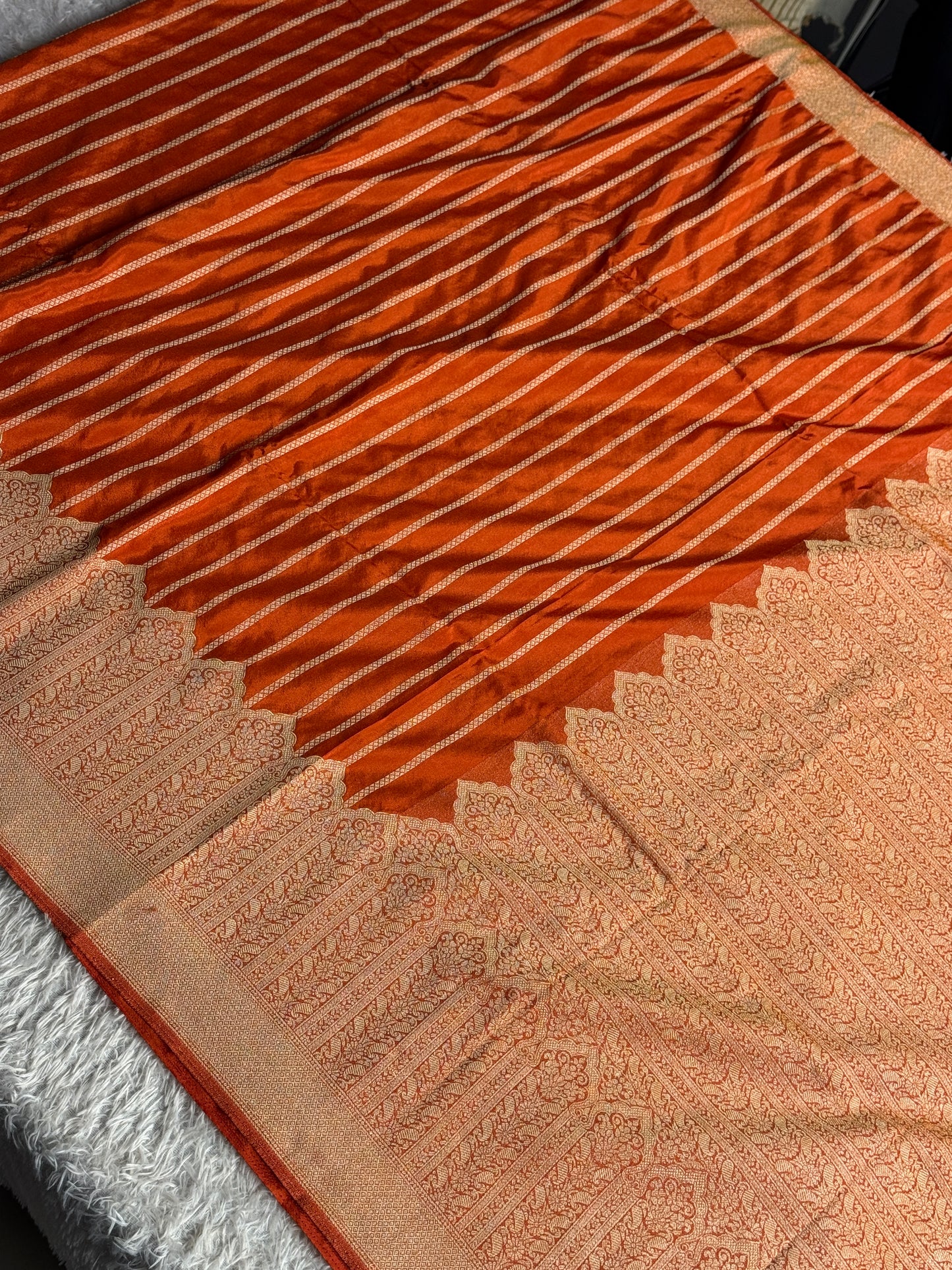 Banarasi crepe georgette silk saree CG101