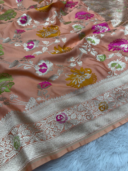 Premium Banarasi Mashru katan silk saree MK195