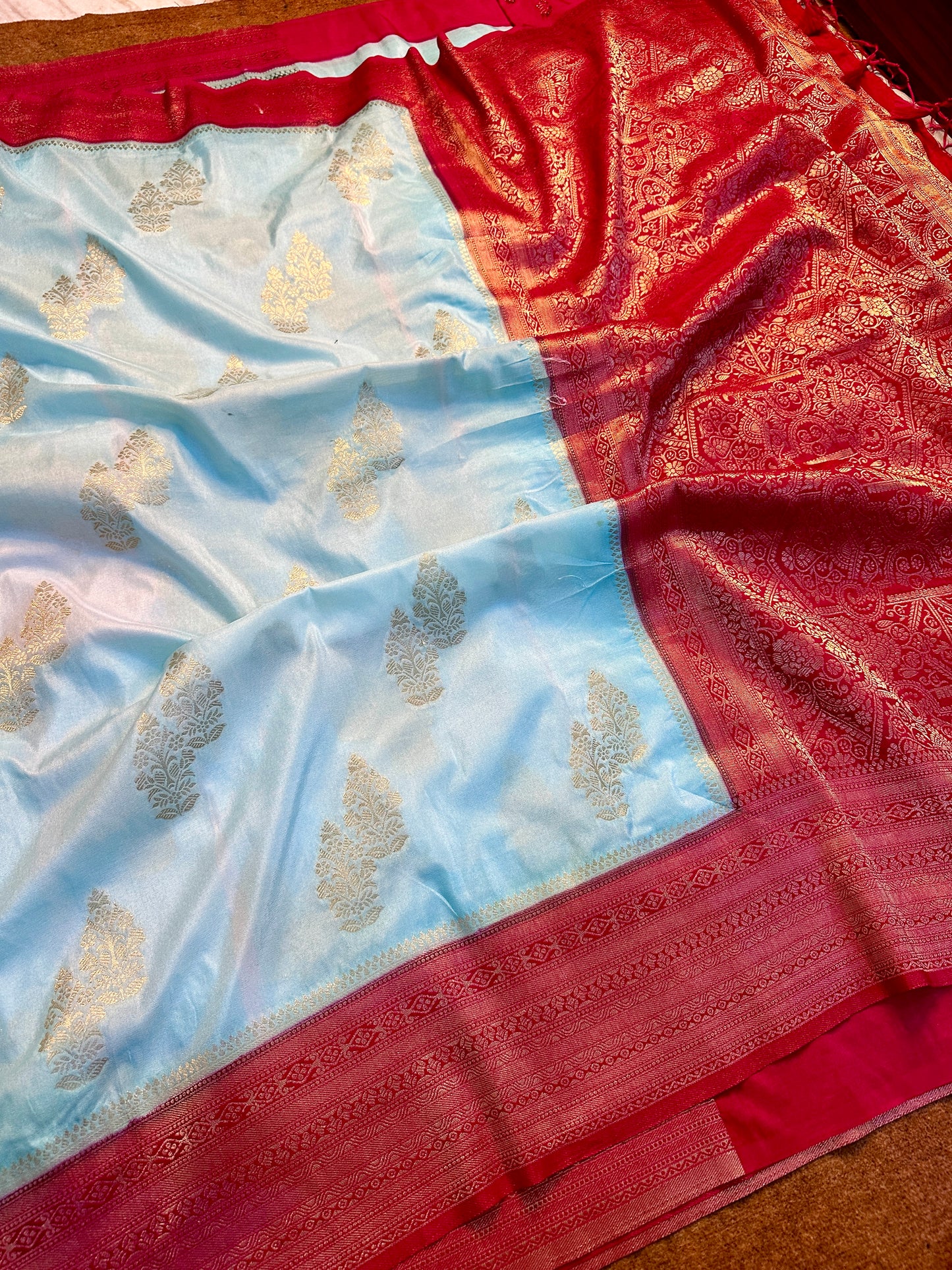 Crep georget Silk Banarasi saree cr101