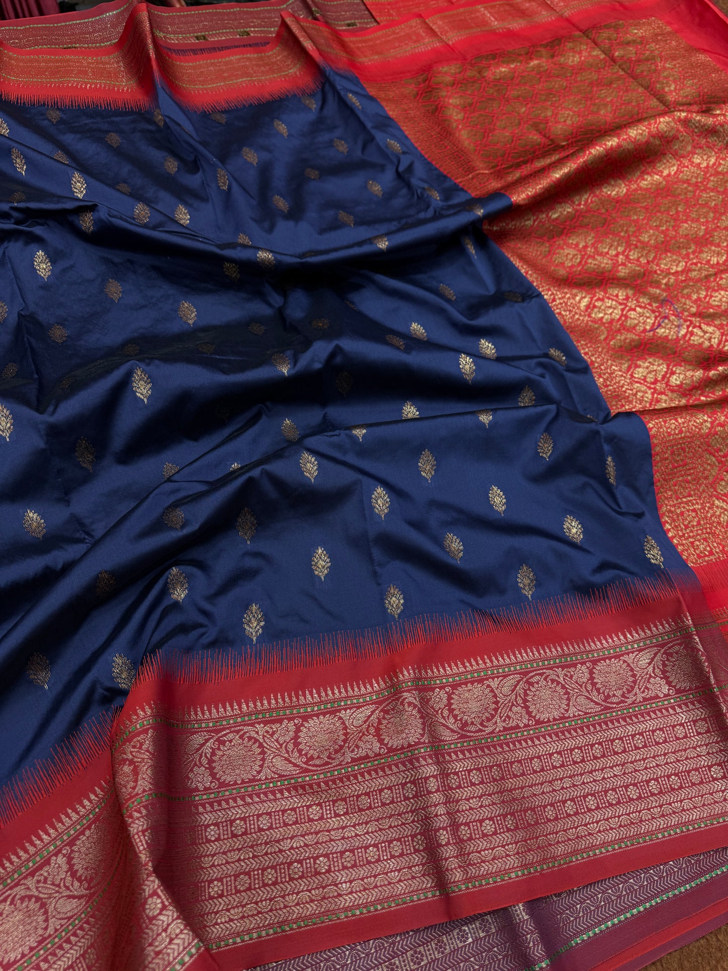 Banarasi semi katan silk saree