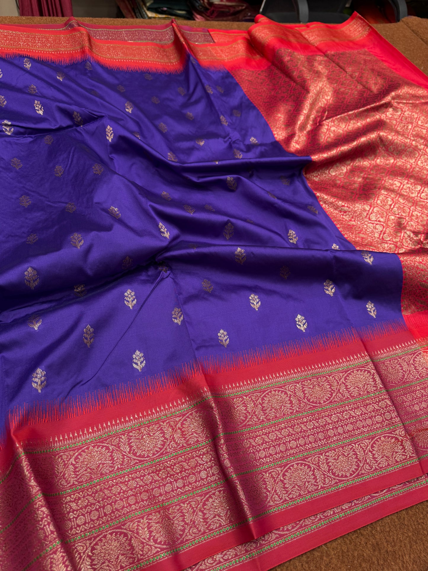 Banarasi semi katan silk saree