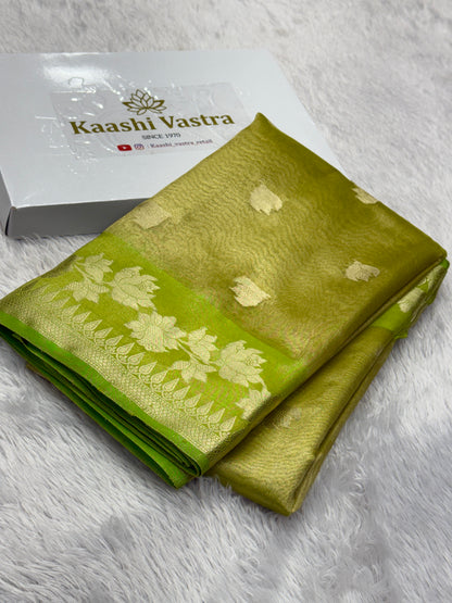 Premium Banarasi soft tissue silk saree TS110