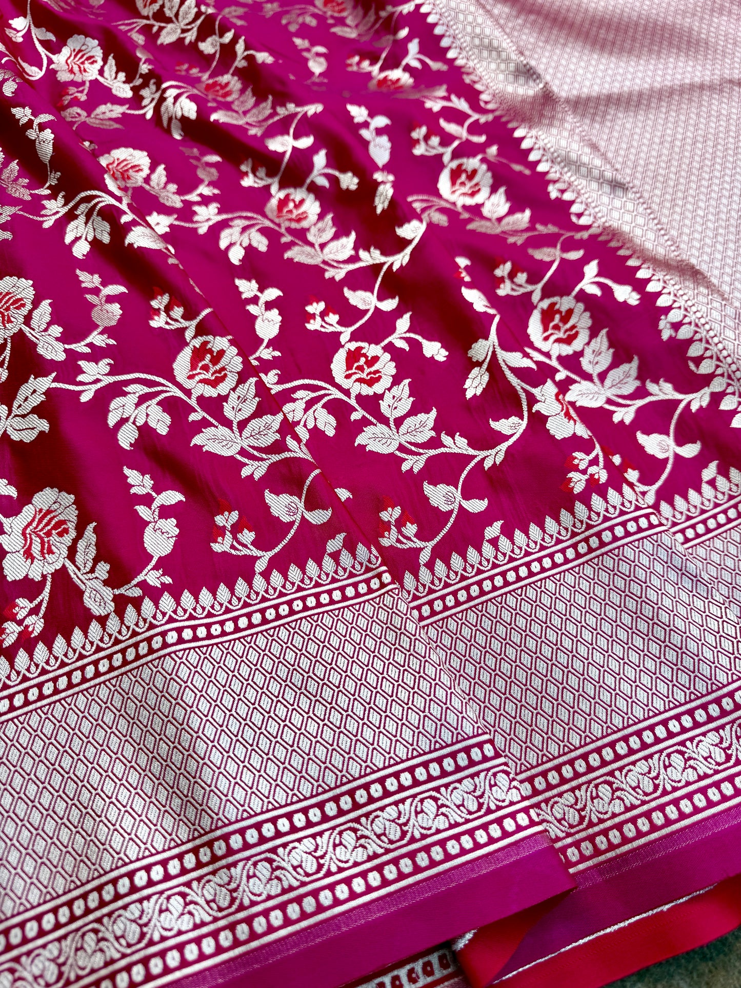 Banarasi mashru katan silk saree MK122