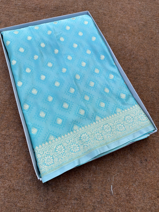 Banarasi mashru katan silk saree.    MK105