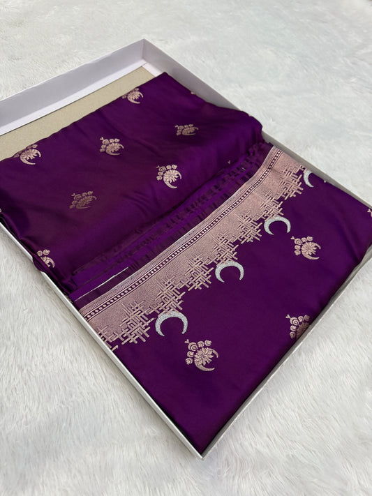 Banarasi mashru katan silk saree MK149