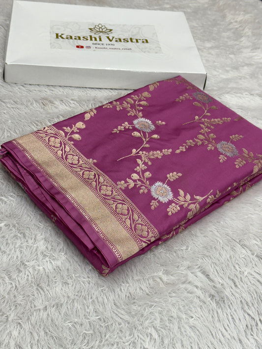 Premium Banarasi Mashru katan silk saree MK174