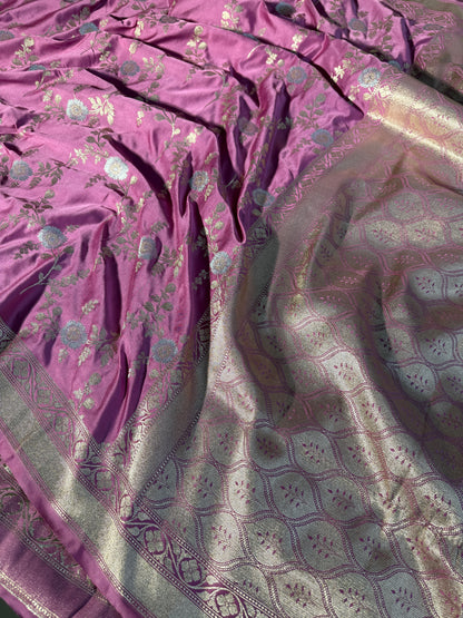 Premium Banarasi Mashru katan silk saree MK174