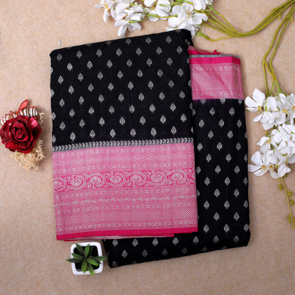 Banarasi Crep georgette silk saree cr102