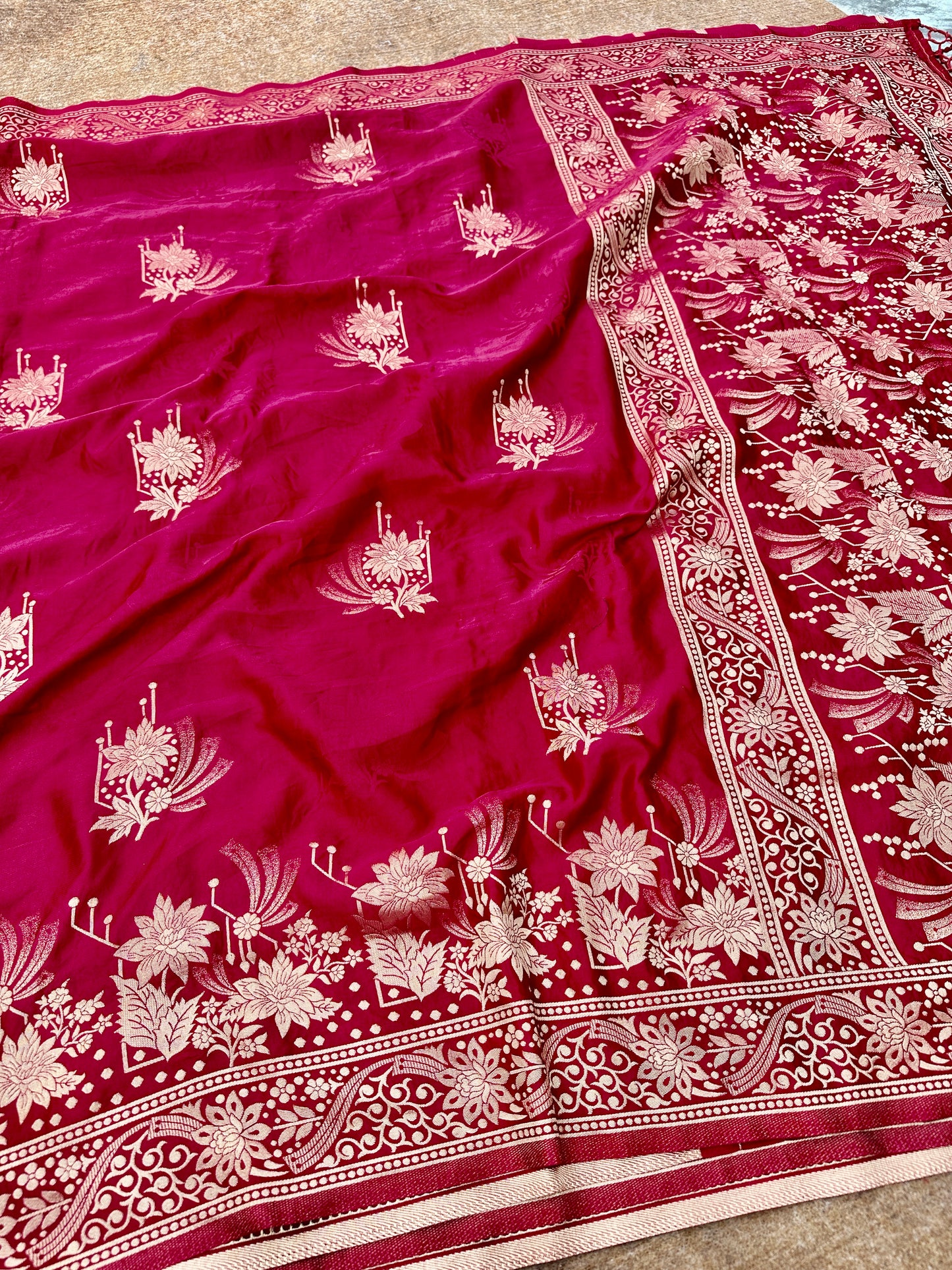 Satan Mashru Silk Banarasi Saree