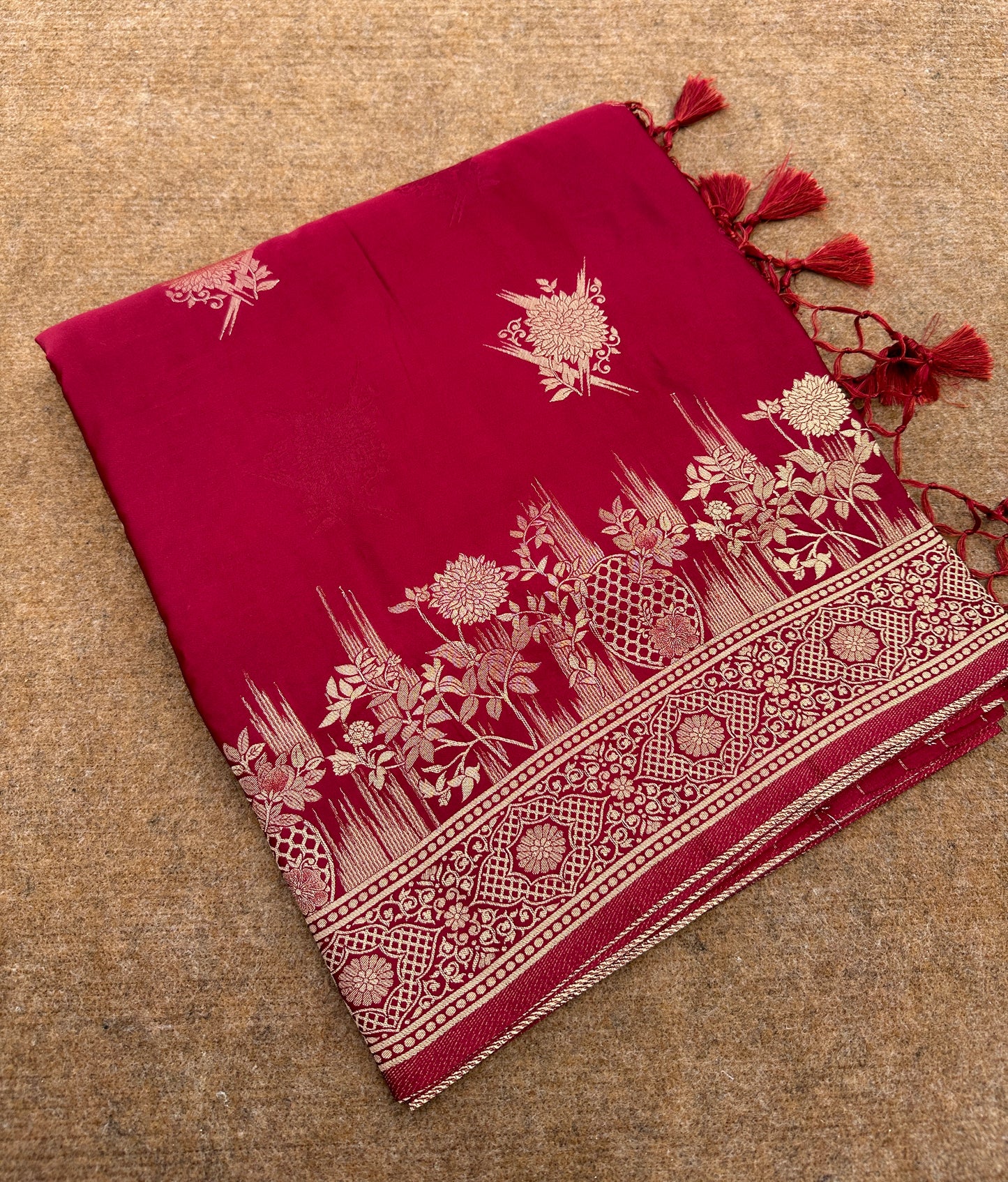 Mashru satin silk Banarasi saree 00009