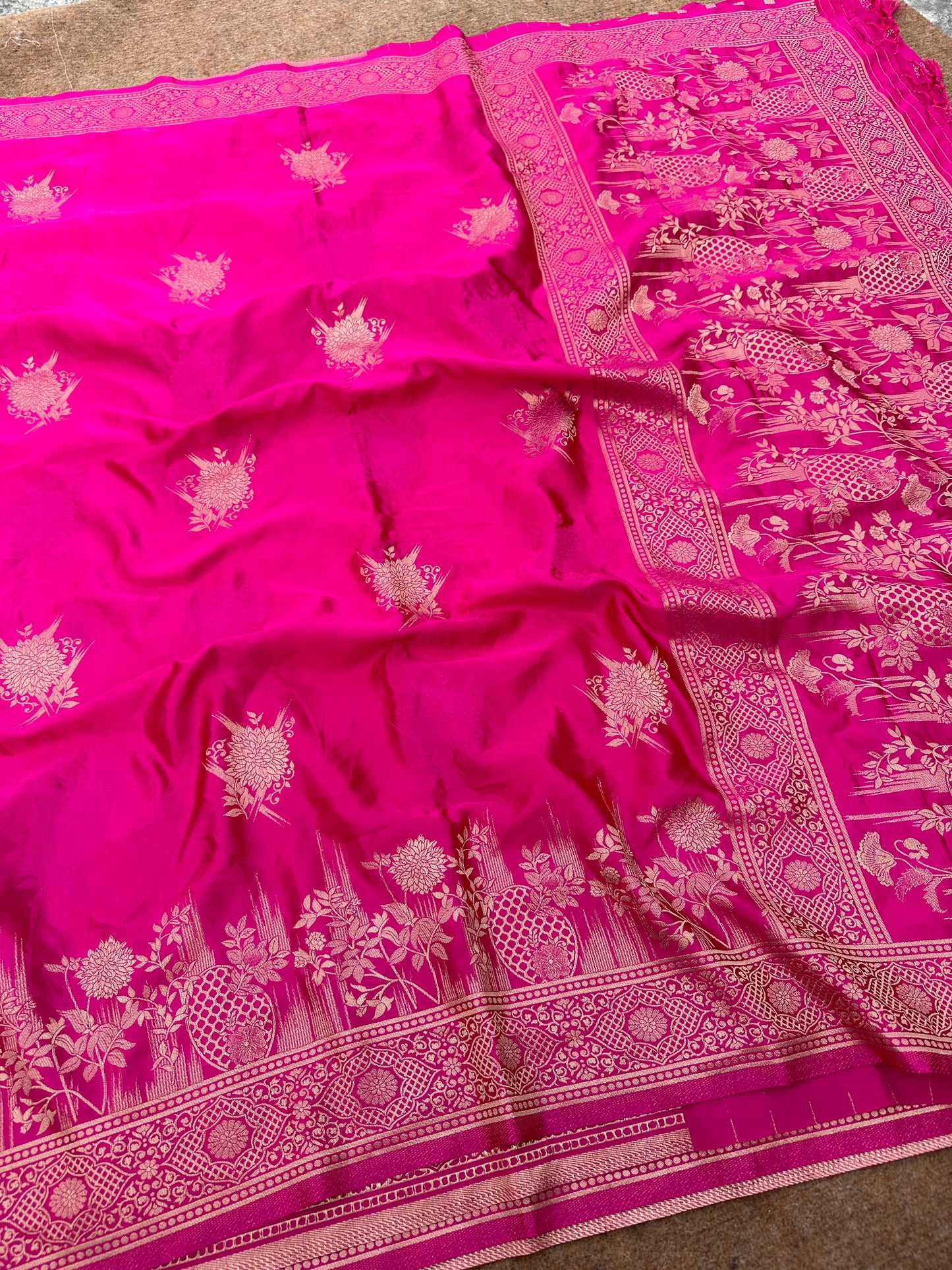 Mashru satin silk Banarasi saree 00009